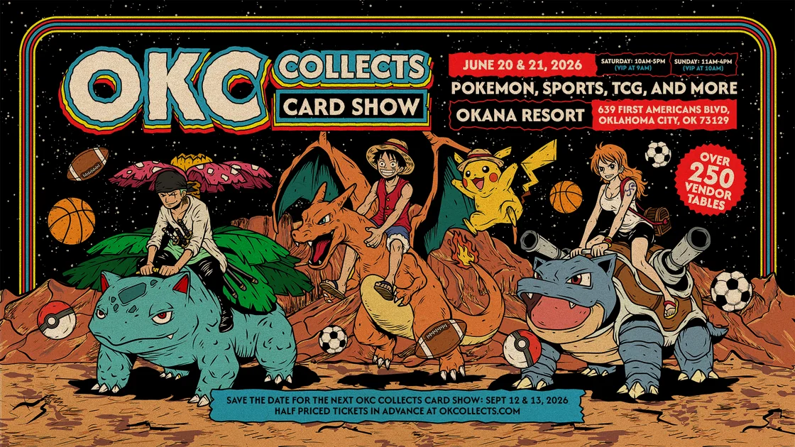 OKC Collects Card Show - Pokemon, One Piece, Sports, TCG, and more - June 2026